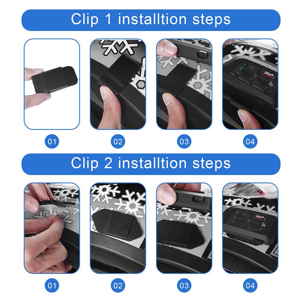 EJEAS V7 Intercomunicador Bluetooth para Moto con Control Remoto | Hifi Media Store