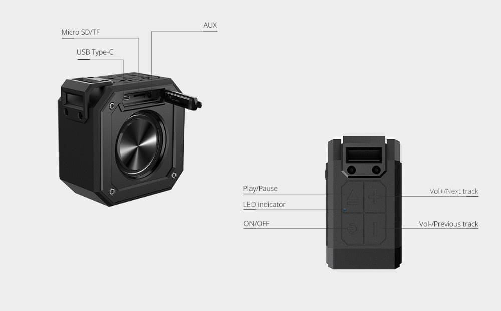 Element Groove Bluetooth Portable Speaker | Hifi Media Store