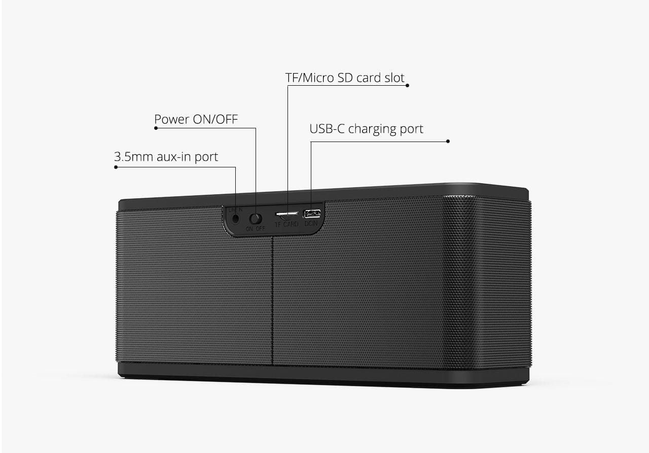 Element Mega Bluetooth Portable Speaker 40W with Touch Control | Hifi Media Store