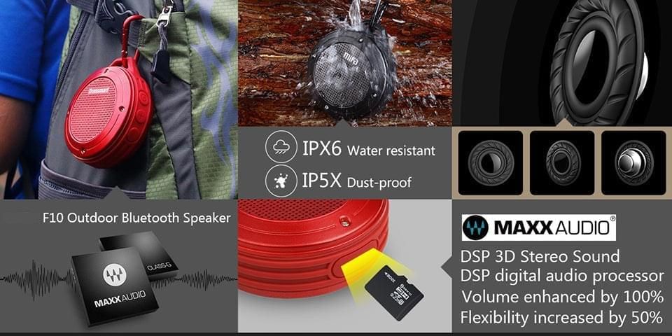 F10 Outdoor Bluetooth Portable Speaker with Shock Resistance | Hifi Media Store