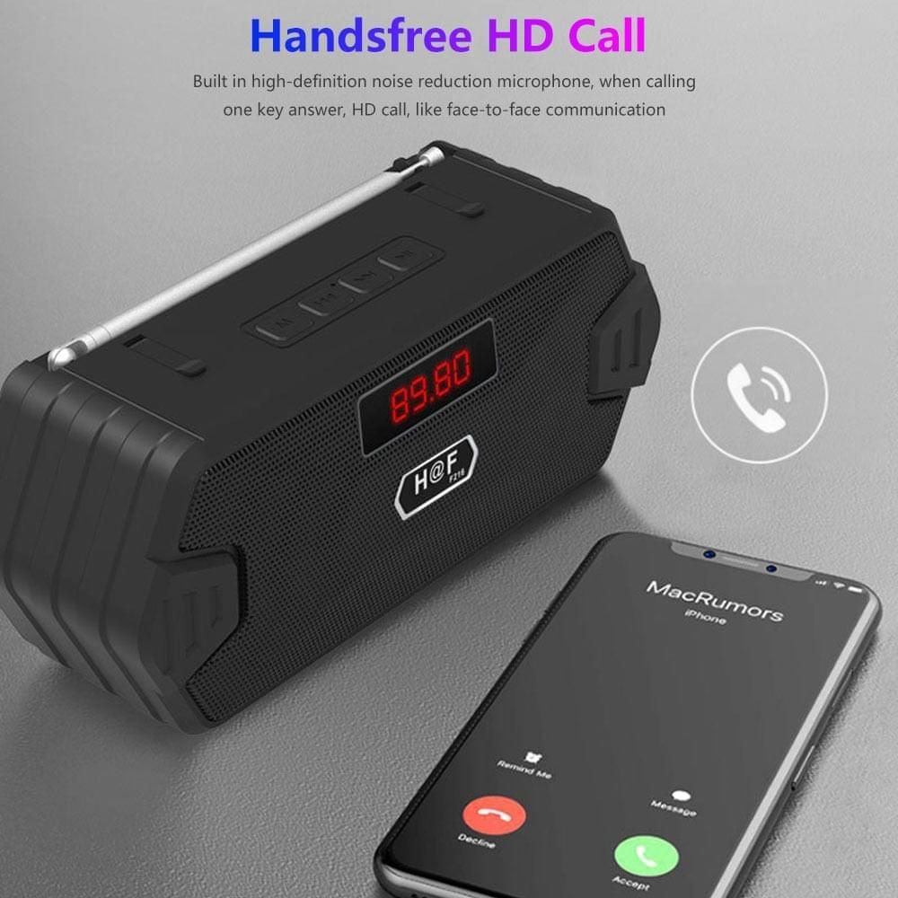 F216 Portable Bluetooth Speaker With FM Radio | Hifi Media Store