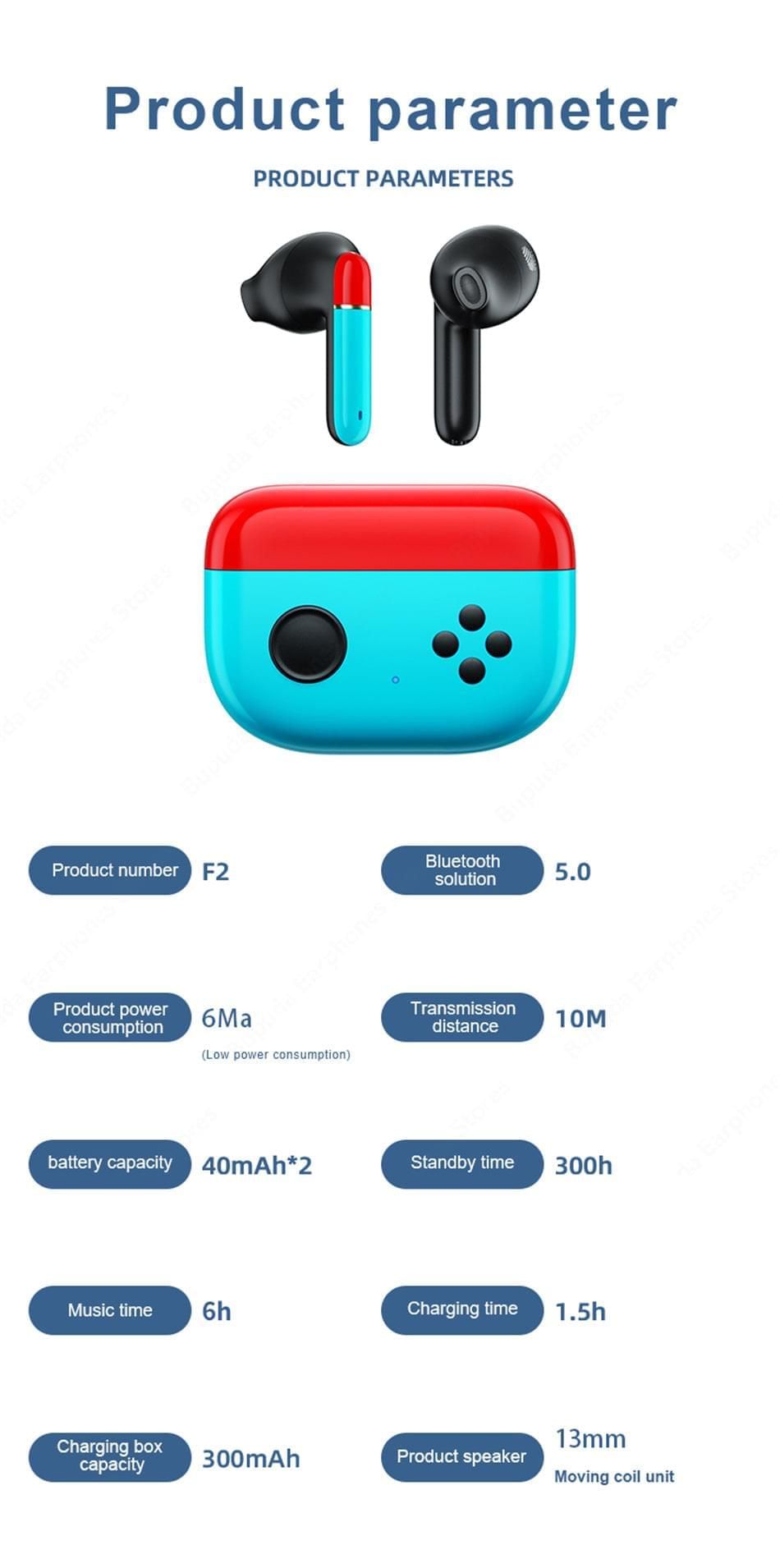 F2 - Auriculares Intraurales Bluetooth | Hifi Media Store