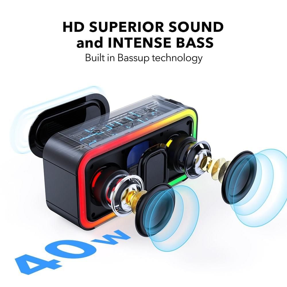 F60 40W Bluetooth Speaker with Class D | Hifi Media Store