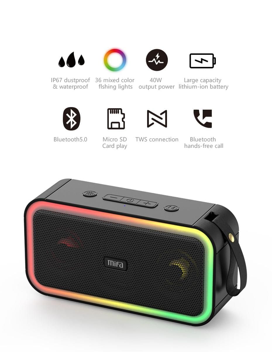 F60 40W Bluetooth Speaker with Class D | Hifi Media Store