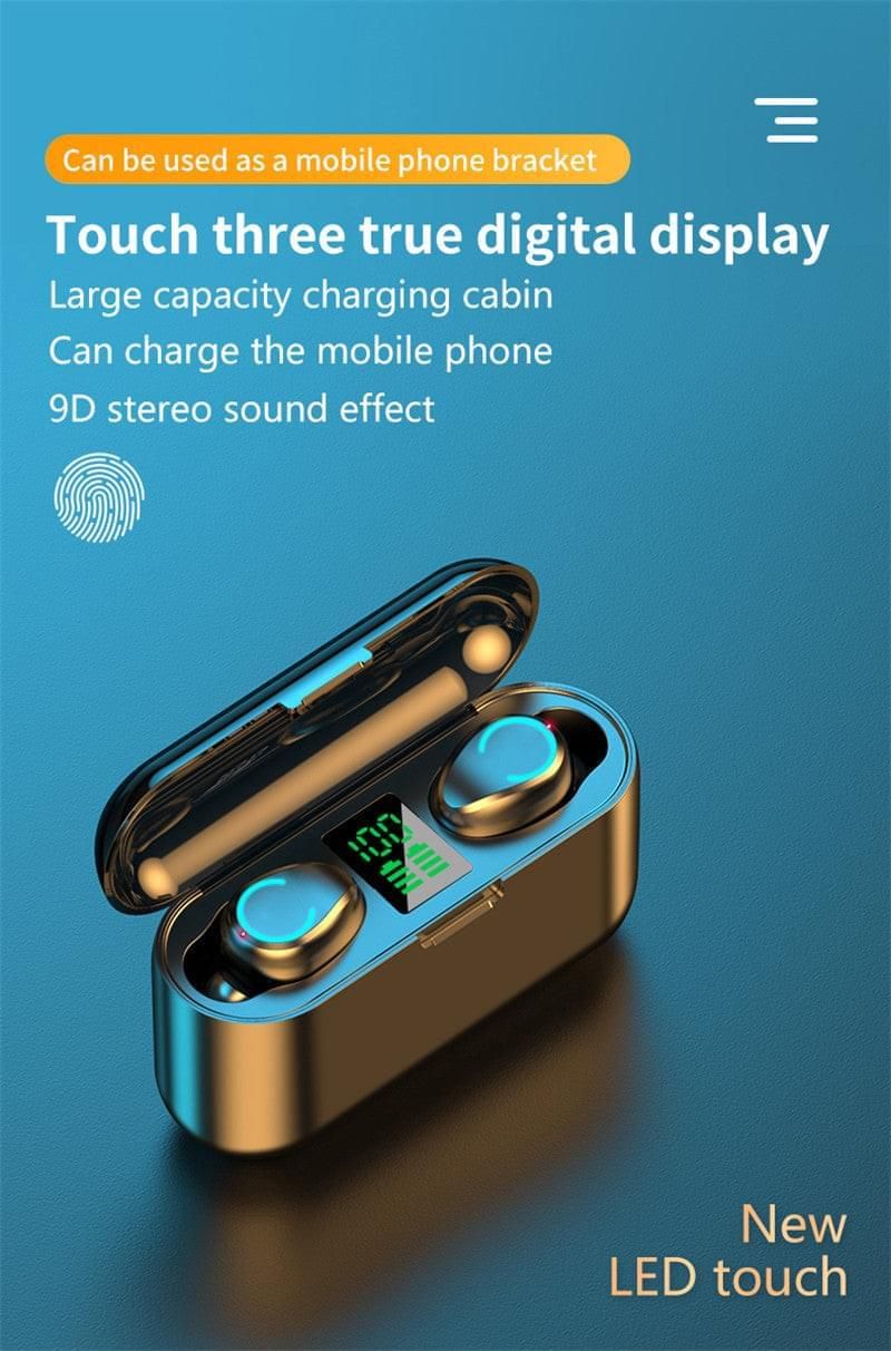 F9-13 Earbuds with Bluetooth Adaptor | Hifi Media Store