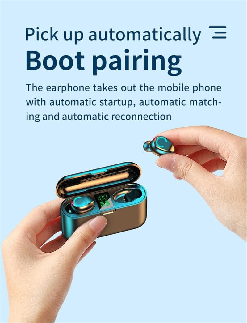 F9-13 Earbuds with Bluetooth Adaptor | Hifi Media Store