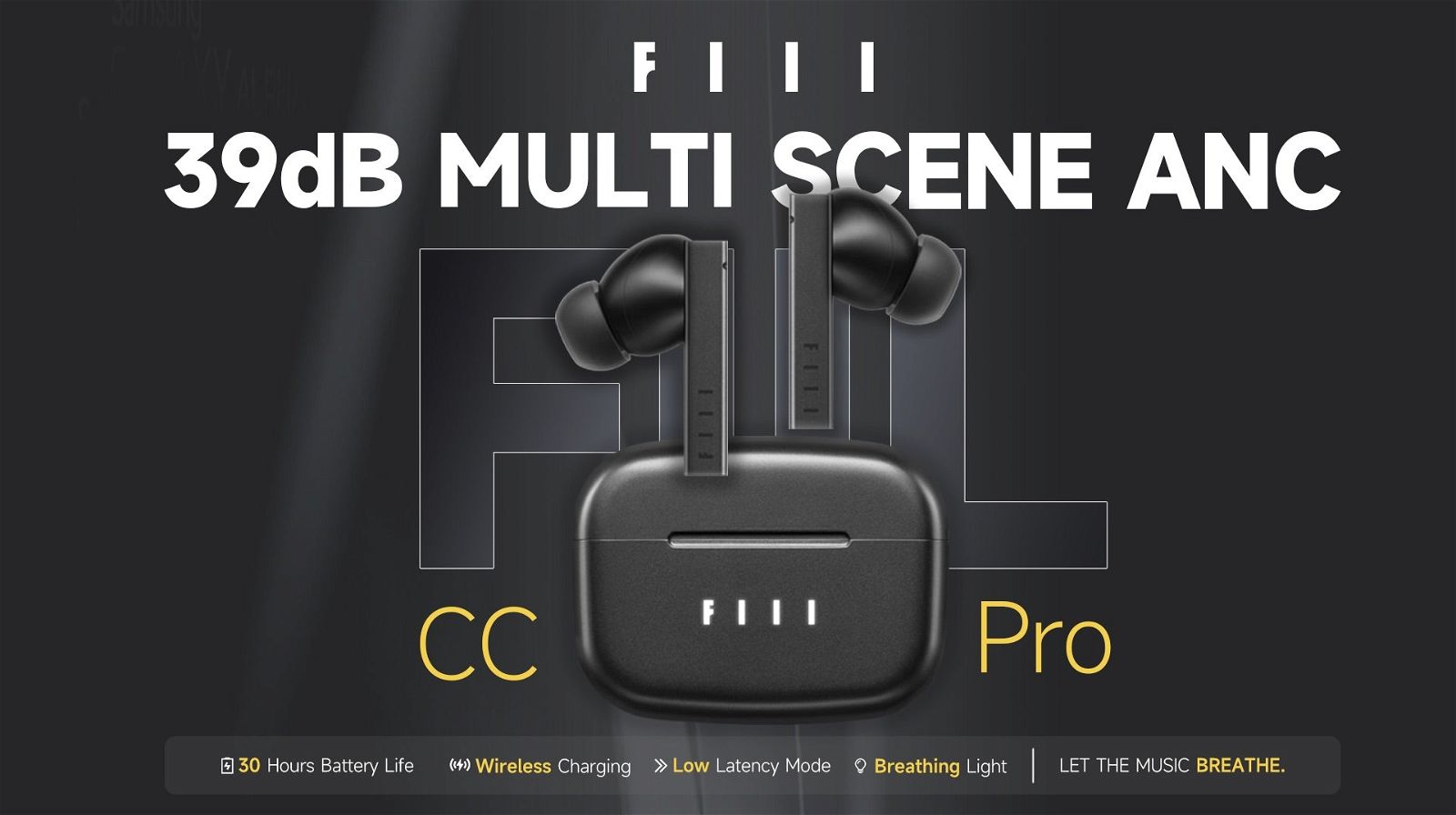 FIIL CC Pro Bluetooth Earbuds with ANC | Hifi Media Store
