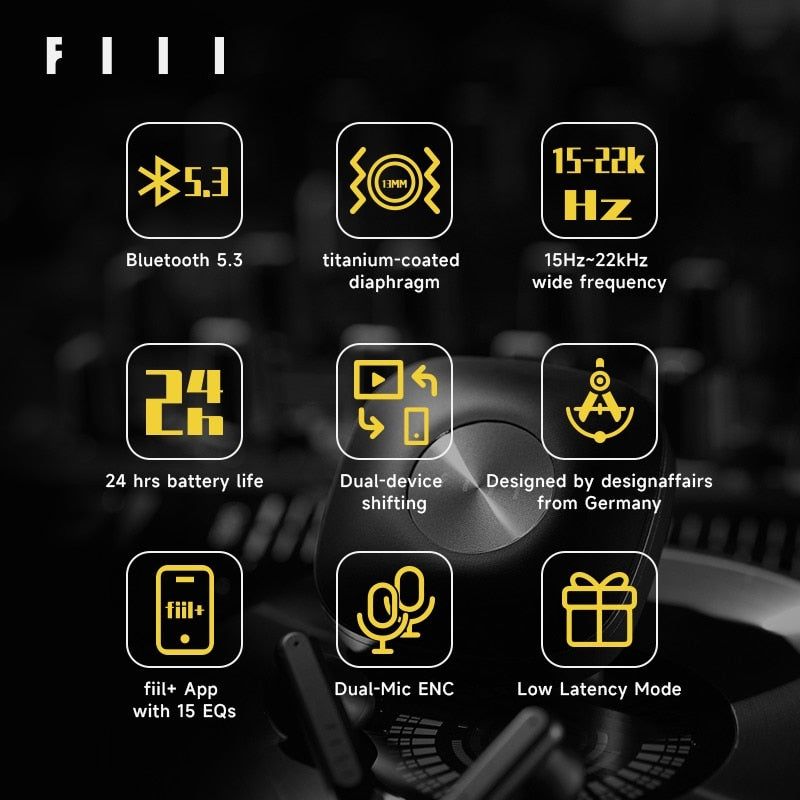 FIIL Key Bluetooth Earbuds with Dual-Mic | Hifi Media Store