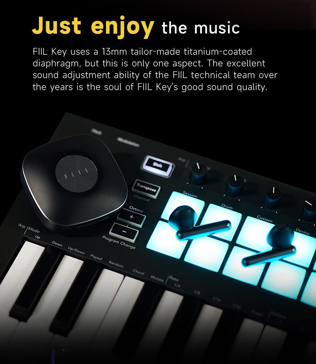 FIIL Key Bluetooth Earbuds with Dual-Mic | Hifi Media Store