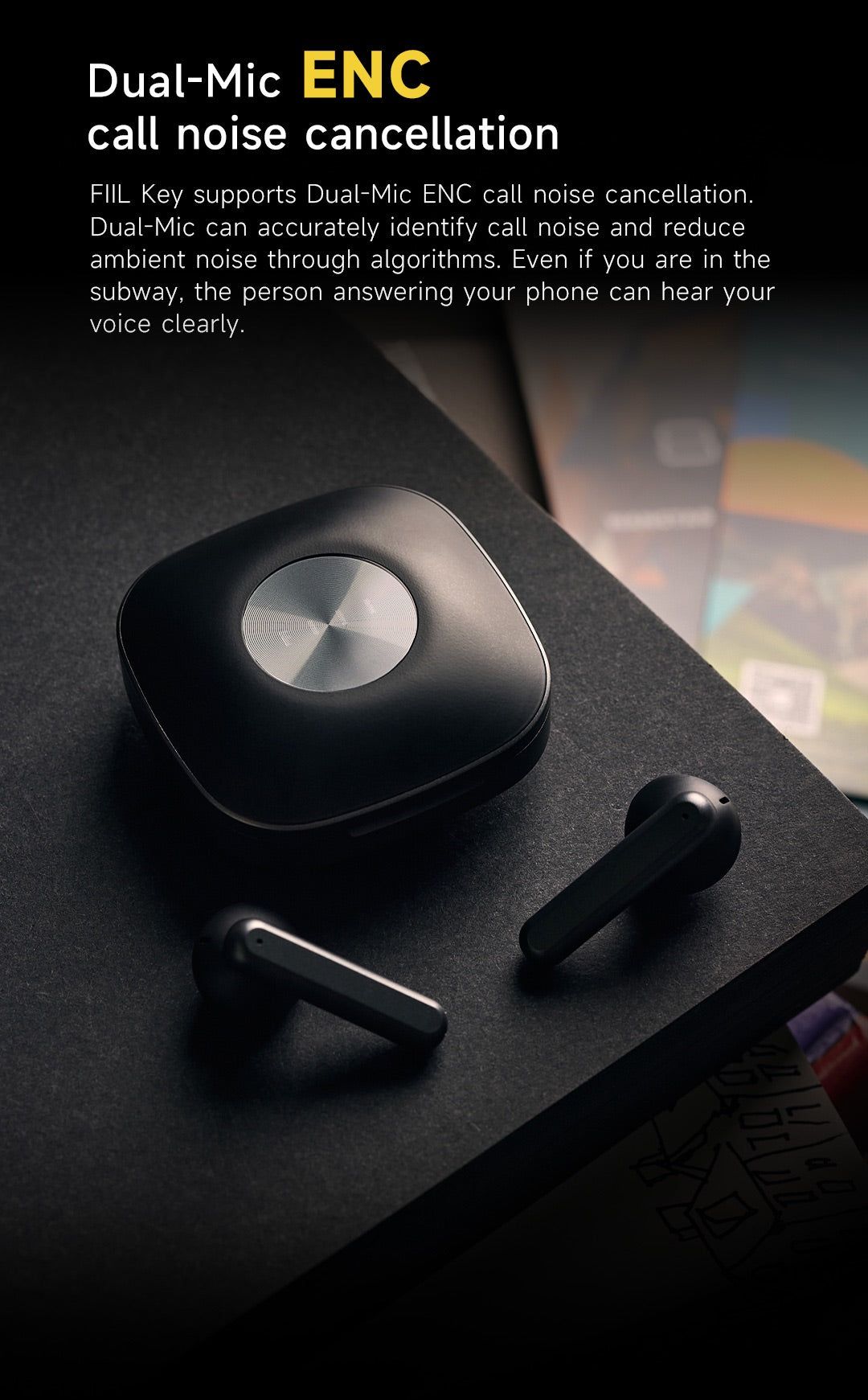 FIIL Key Bluetooth Earbuds with Dual-Mic | Hifi Media Store