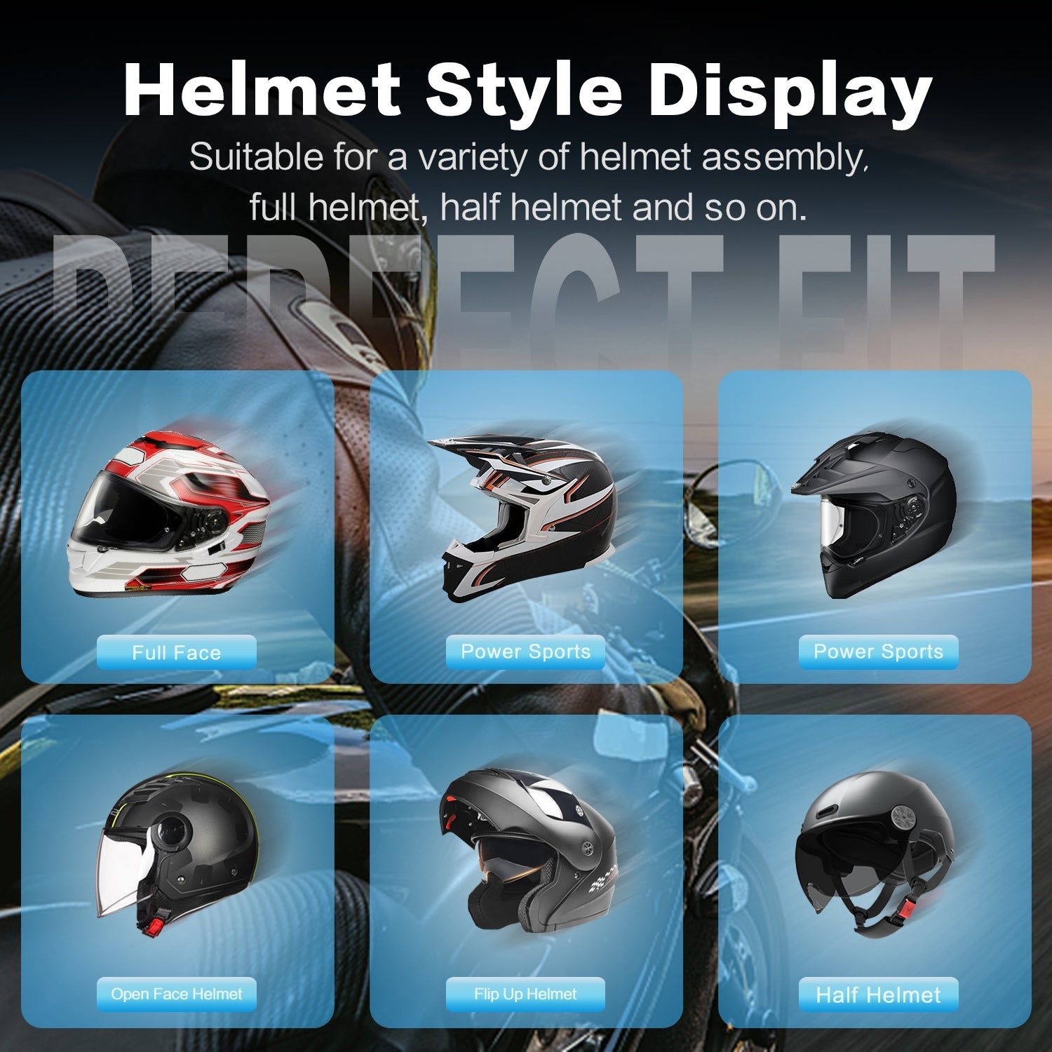 FX6S Bluetooth Motorcycle Intercom | Hifi Media Store