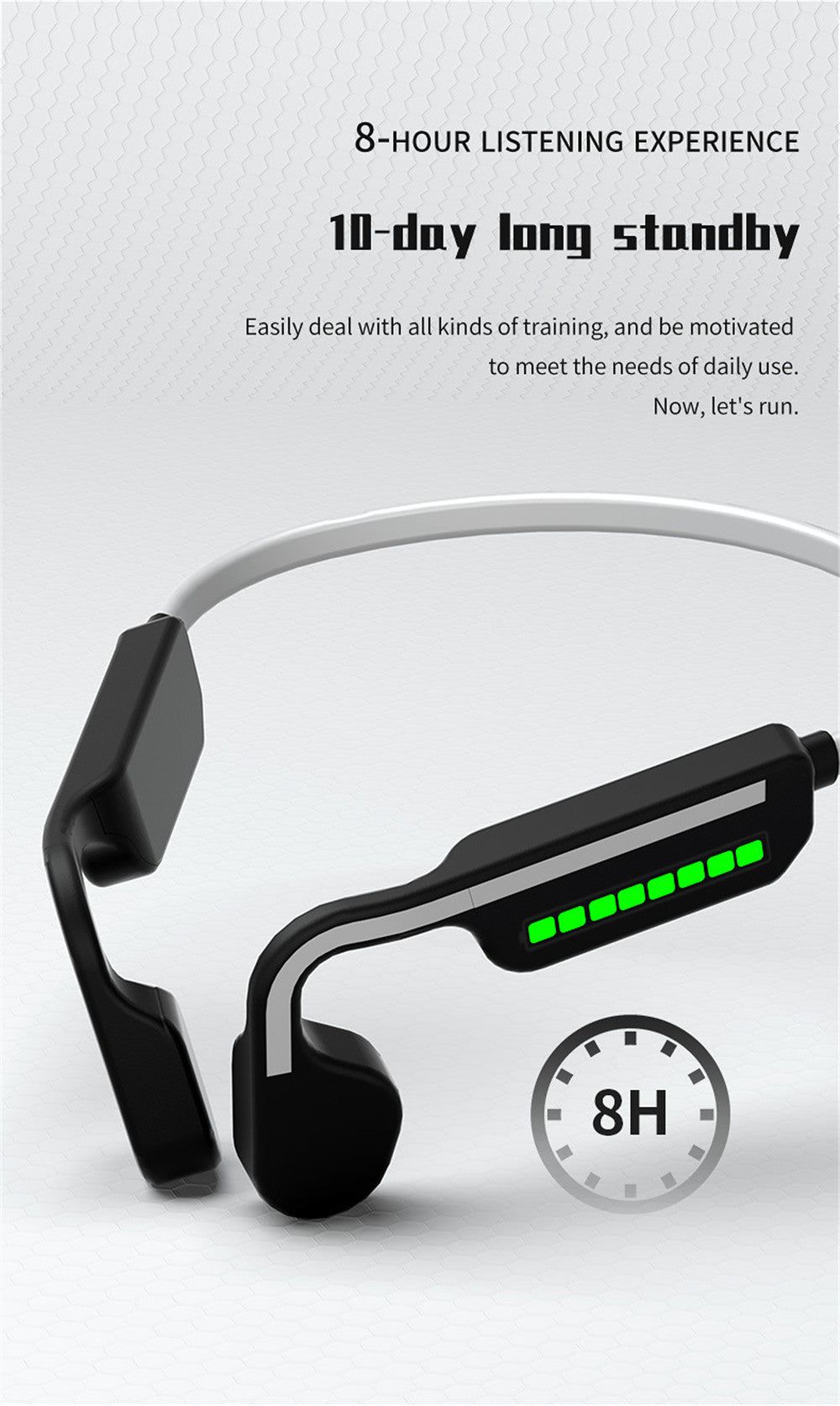 G-11 Bone Conduction Headphone Built-in 16GB Memory | Hifi Media Store