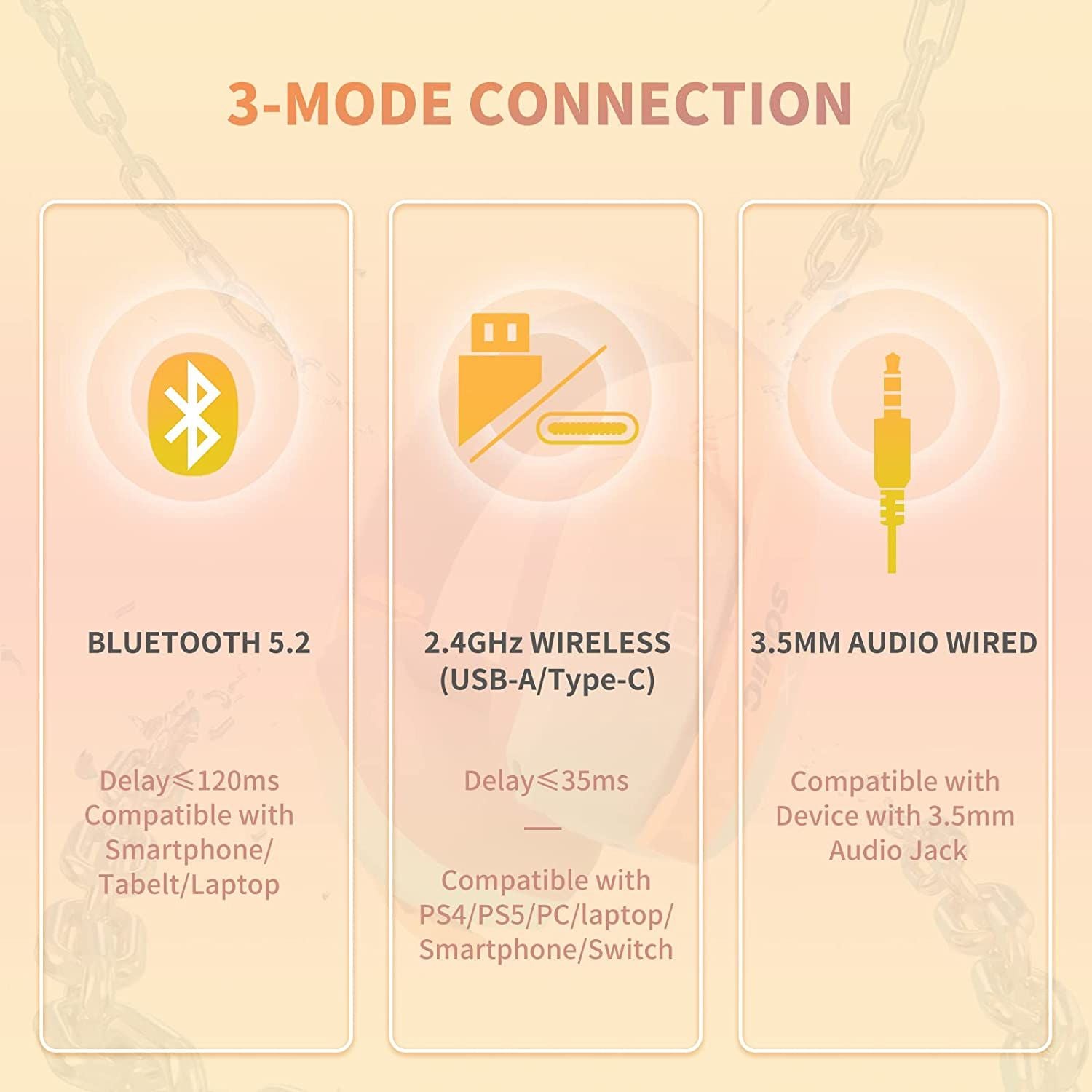 G810 Bluetooth Headphone With 3 Modes Connection | Hifi Media Store