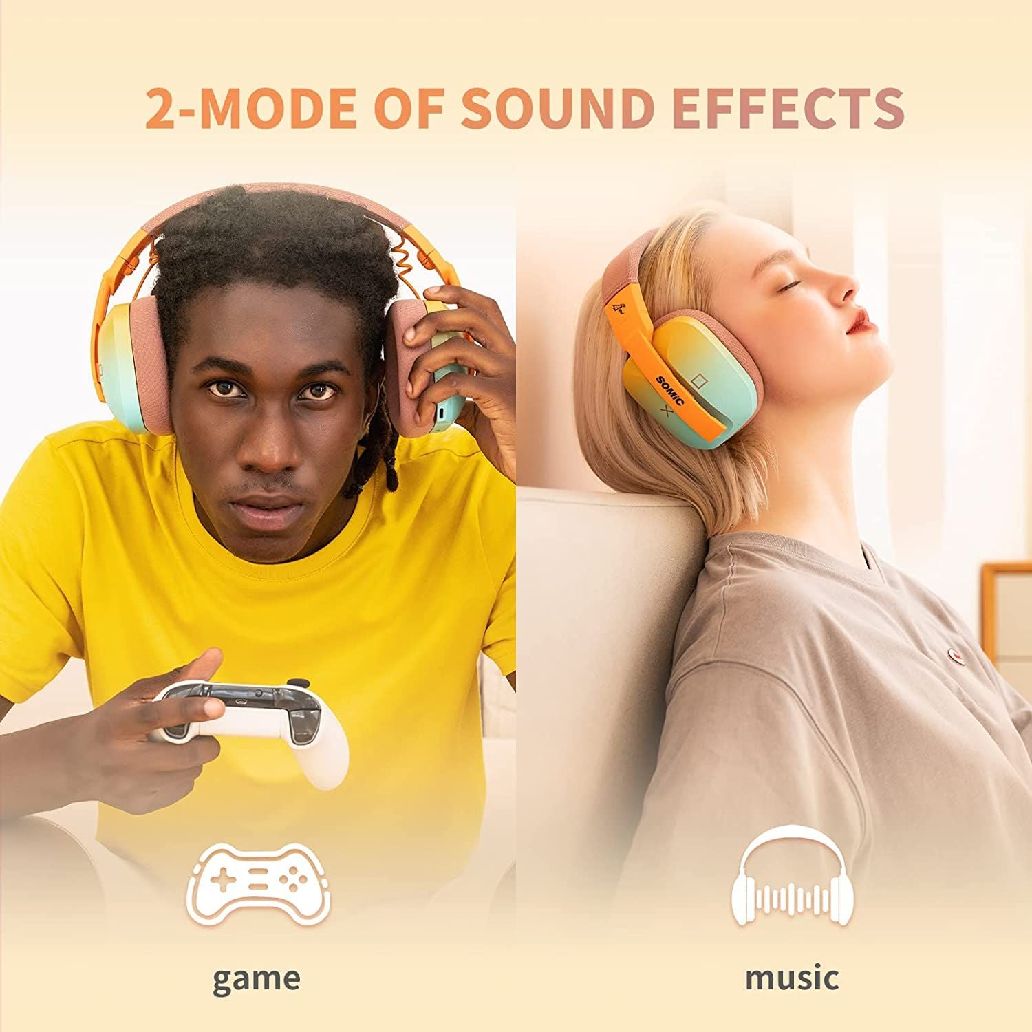 G810 Bluetooth Headphone With 3 Modes Connection | Hifi Media Store