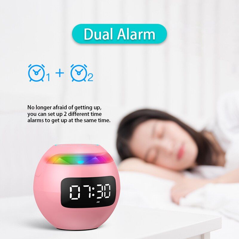 G90 Speaker Alarm Clock with Radio and LED Lights | Hifi Media Store