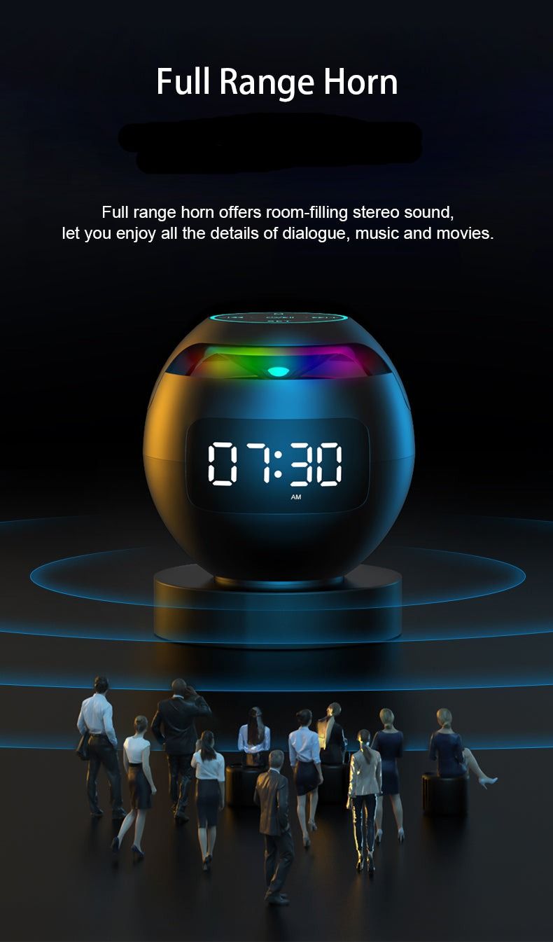 G90 Speaker Alarm Clock with Radio and LED Lights | Hifi Media Store