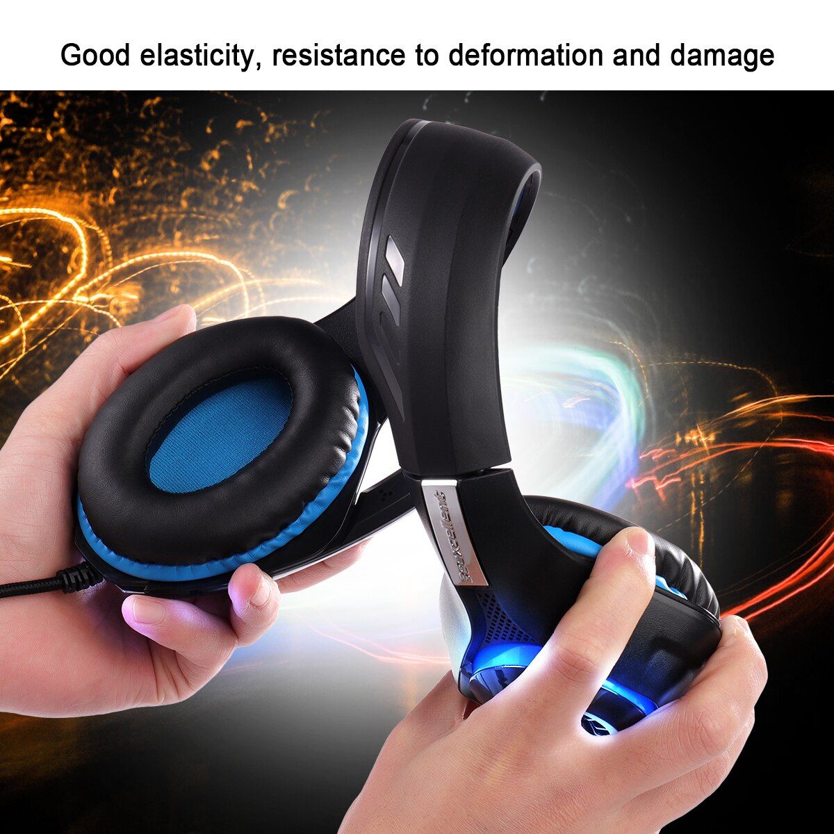 GM-1 Gaming Headset With Surround Stereo Sound With LED Lights | Hifi Media Store
