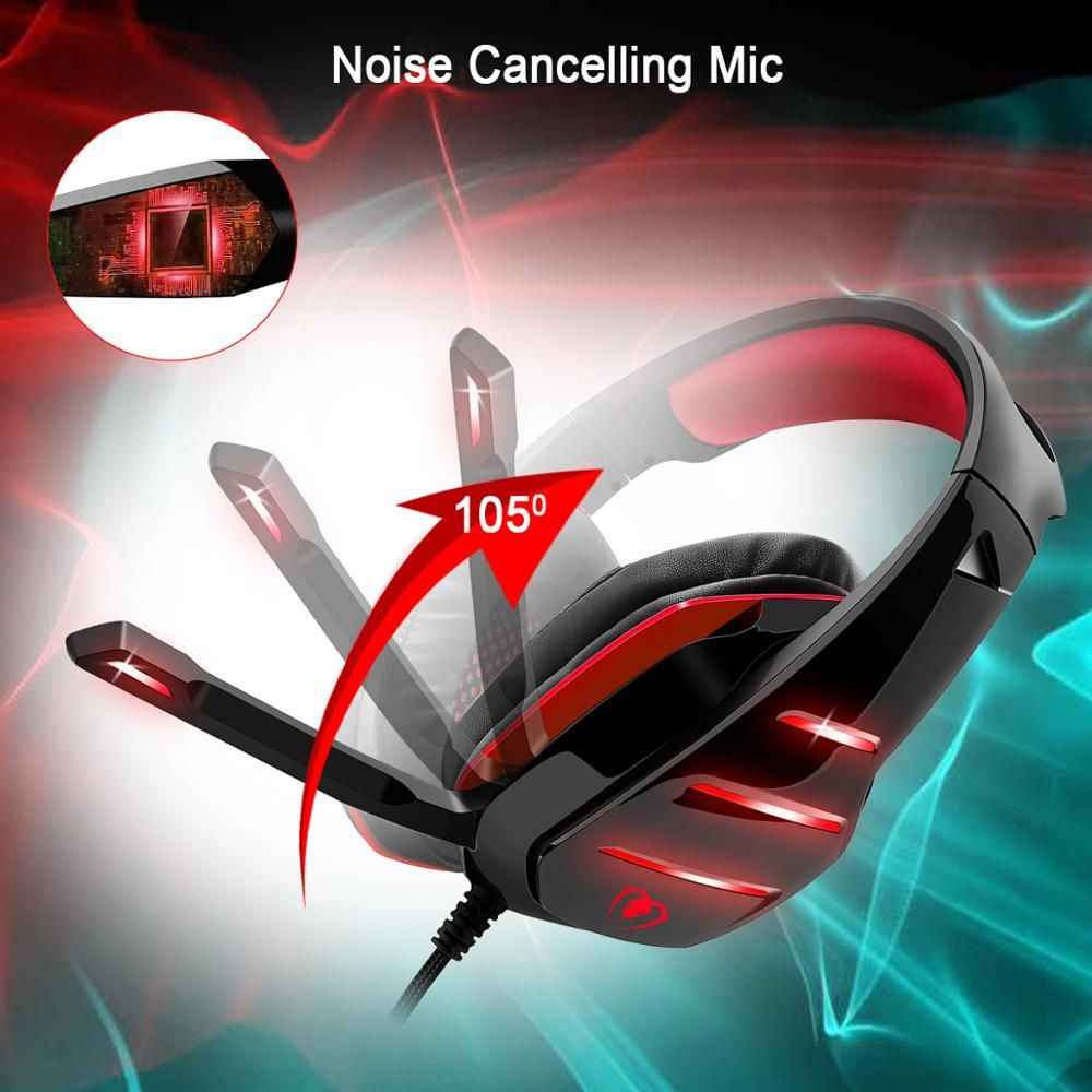 GM-3 Gaming Headset With Surround Stereo Sound With LED Lights | Hifi Media Store