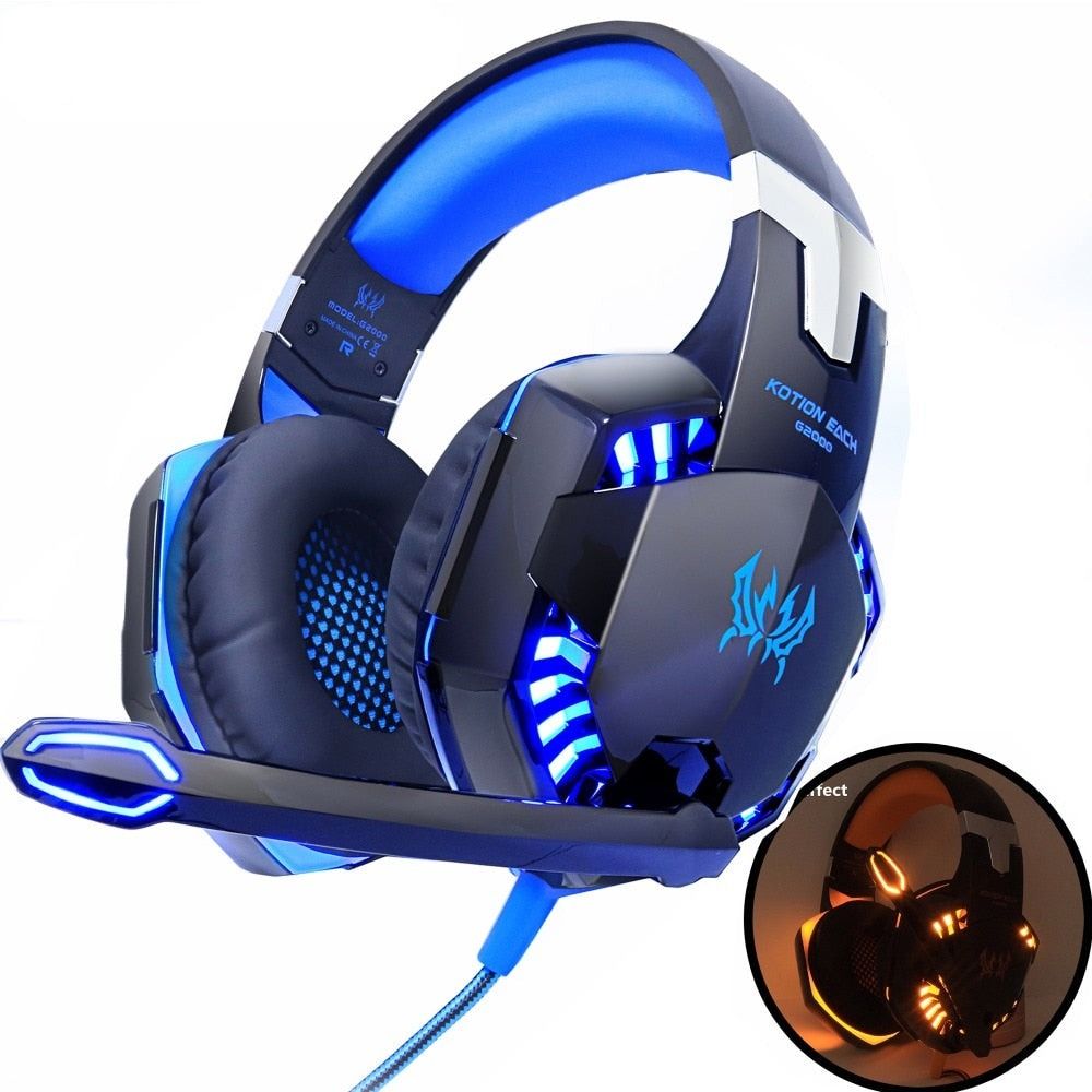 Gaming Headphones Model G2000 Stereo With Deep Bass Wired 0 | Hifi Media Store