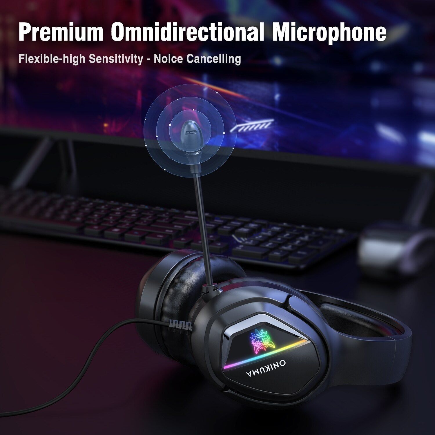 Gaming Headset Wired model X2 with Passive Noise canceling | Hifi Media Store