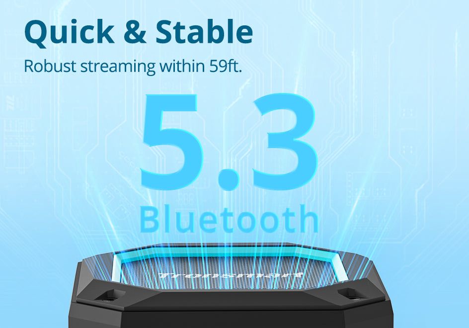 Groove 2 Bluetooth Portable Speaker with LED Light | Hifi Media Store
