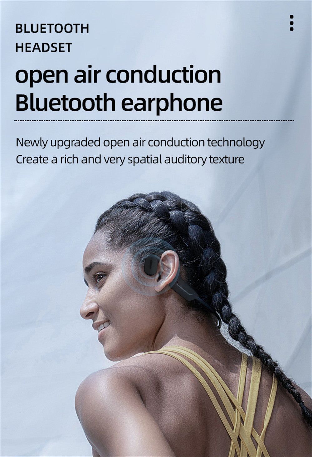H-11 Wireless Bone Conduction Headphones with Mic and 32GB Memory | Hifi Media Store