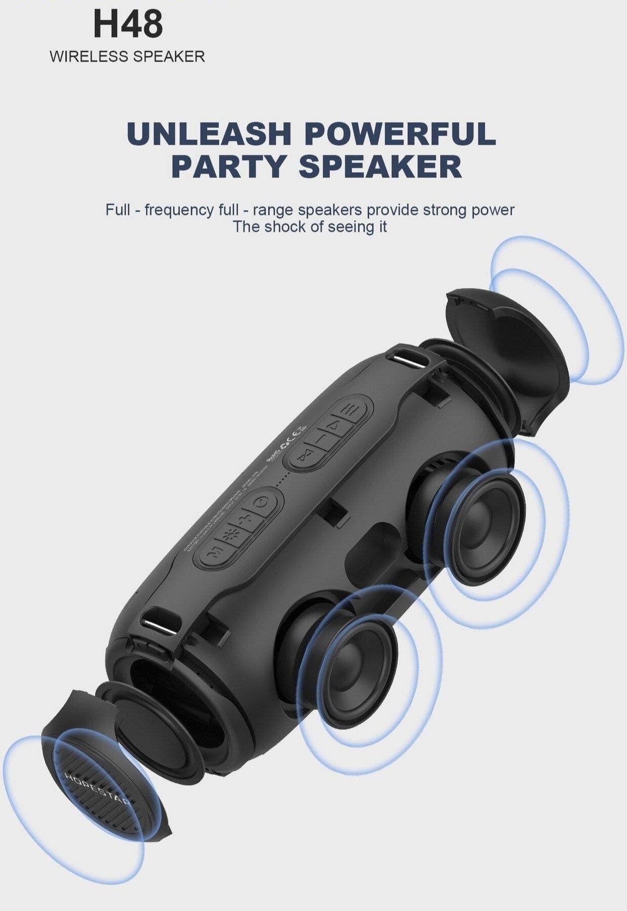 H48 Bluetooth Portable Speaker | Hifi Media Store