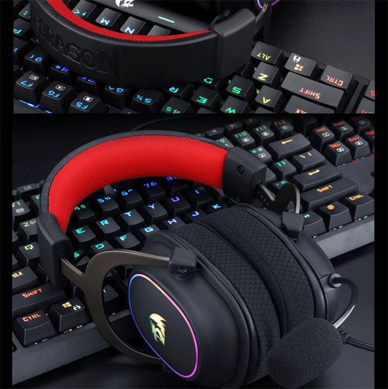 H510 Zeus X Wired Gaming Headset With RGB Lighting And 7.1 Surround For PC PS4 | Hifi Media Store