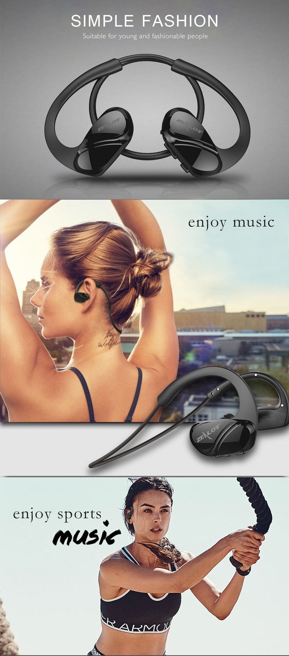 H6 Wireless Fitness Earbuds | Hifi Media Store