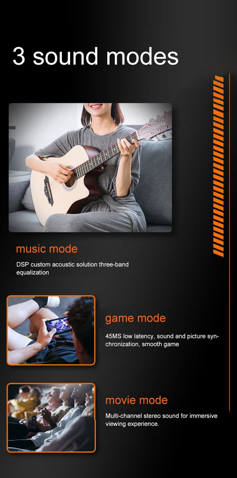 H9 Bluetooth Mechanical Gaming Earbuds | Hifi Media Store