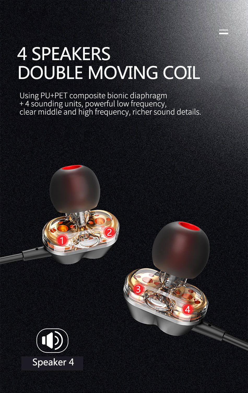HE08 Earbuds with Neckband | Hifi Media Store