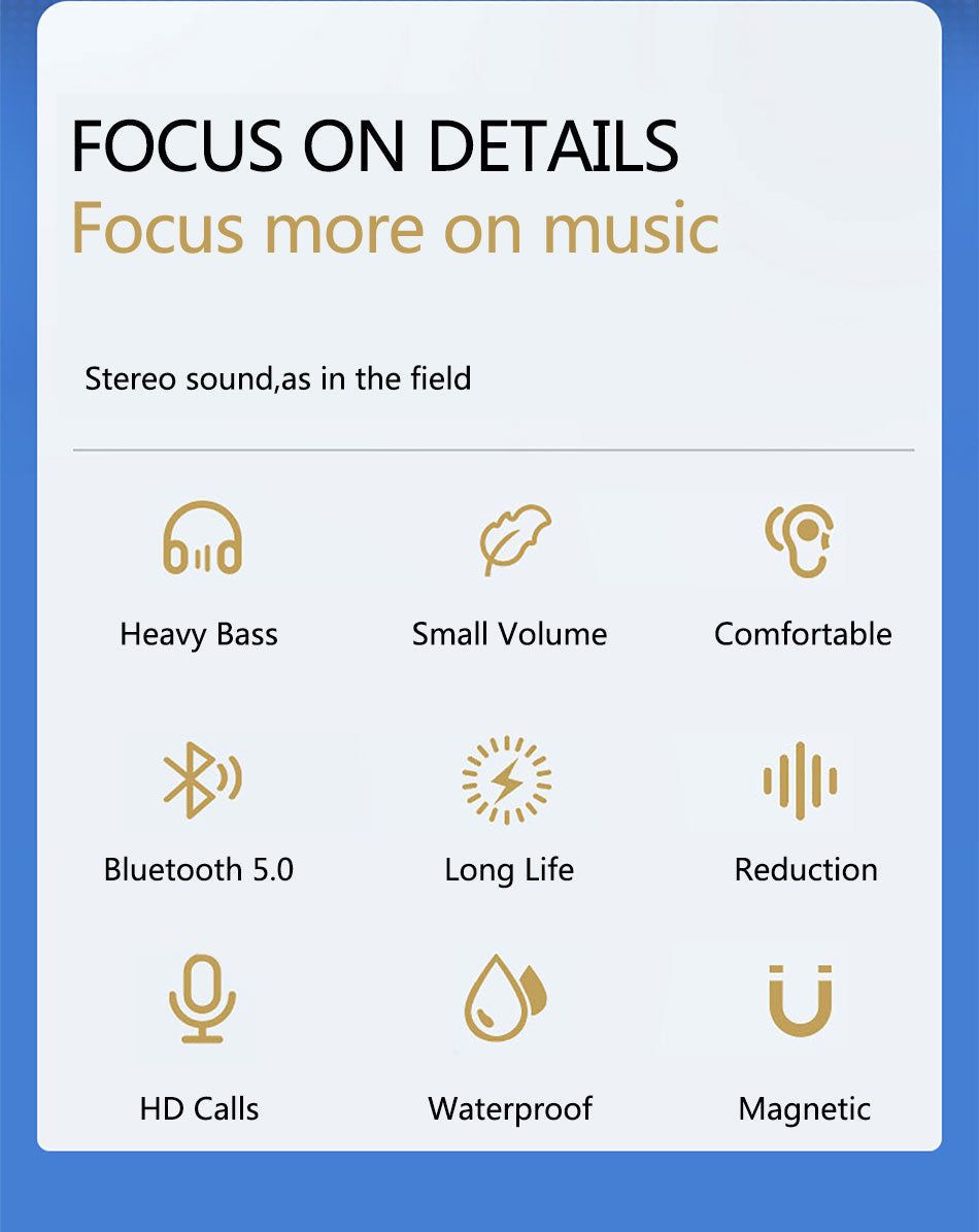 HE08 Earbuds with Neckband | Hifi Media Store