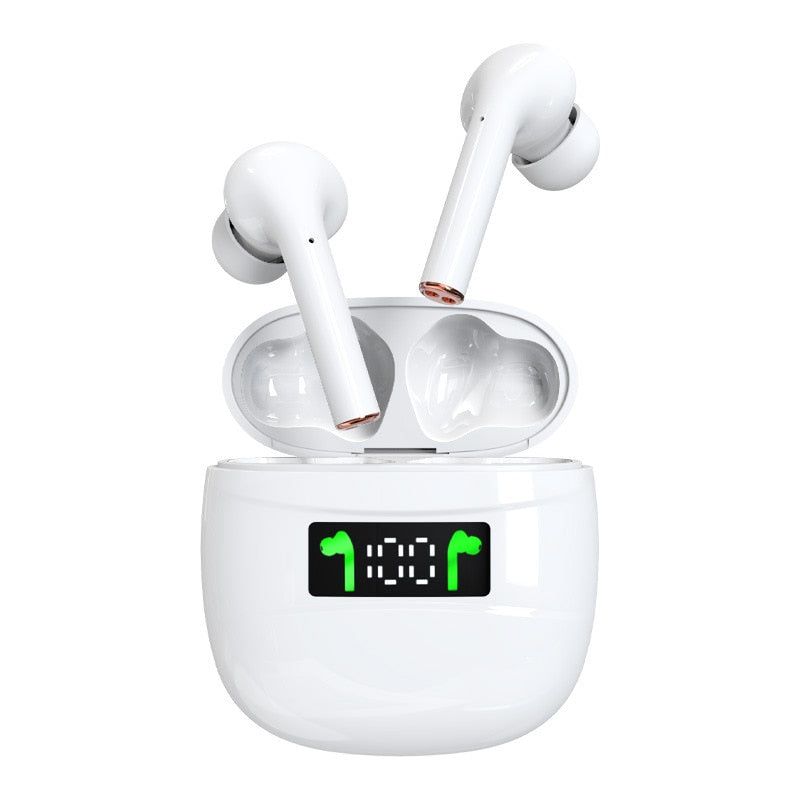 J3 Pro TWS Bluetooth Earbuds With Passive Noise Cancelling White | Hifi Media Store
