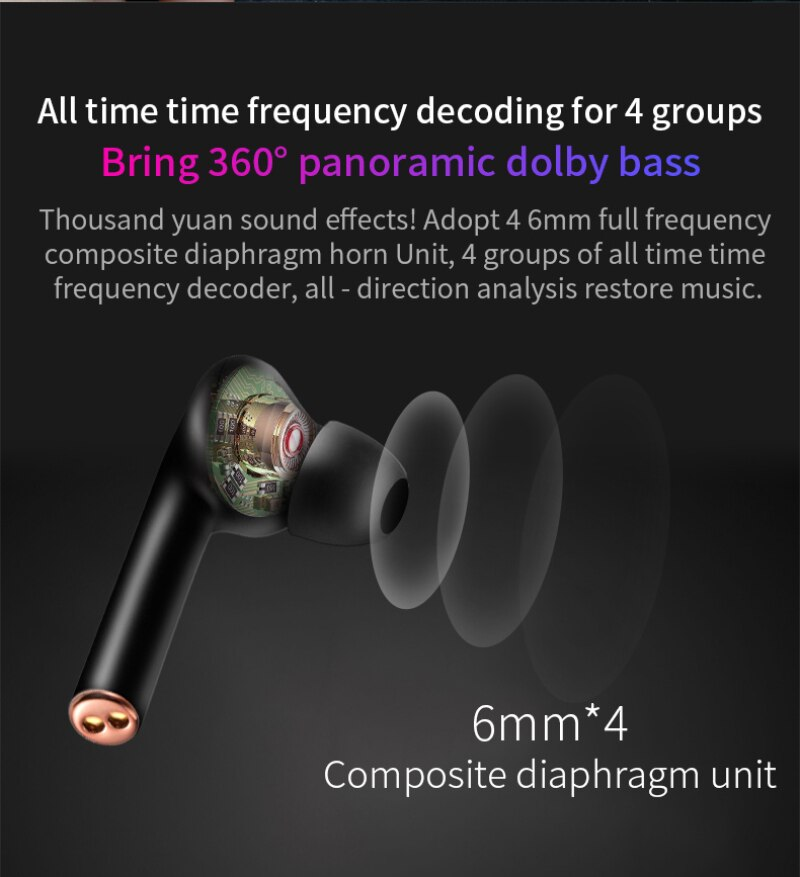 J3 Pro TWS Bluetooth Earbuds With Passive Noise Cancelling | Hifi Media Store