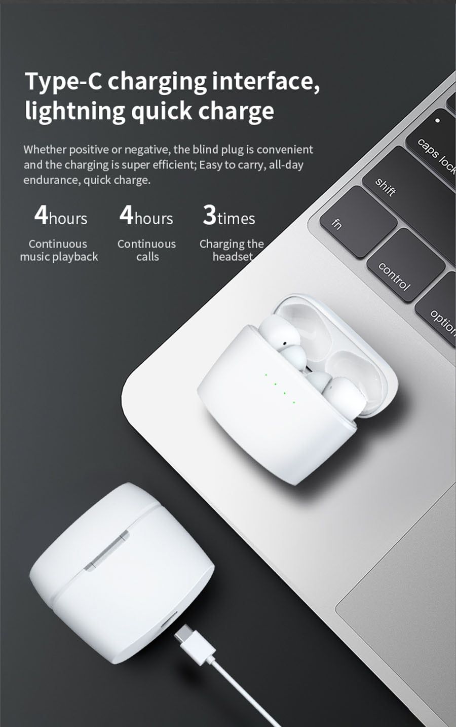 J8 TWS Bluetooth Earbuds with Active Noise Cancelling | Hifi Media Store