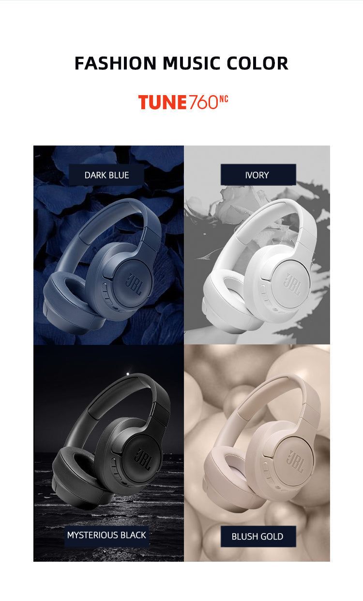 JBL TUNE 760NC Bluetooth Headphones with ANC | Hifi Media Store