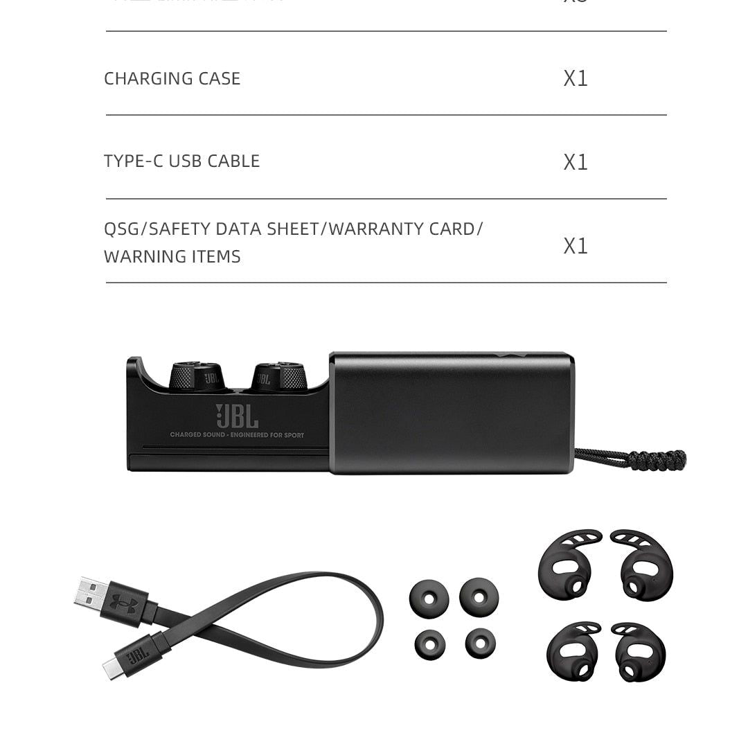 JBL UA FLASH X Wireless Earbuds | Hifi Media Store