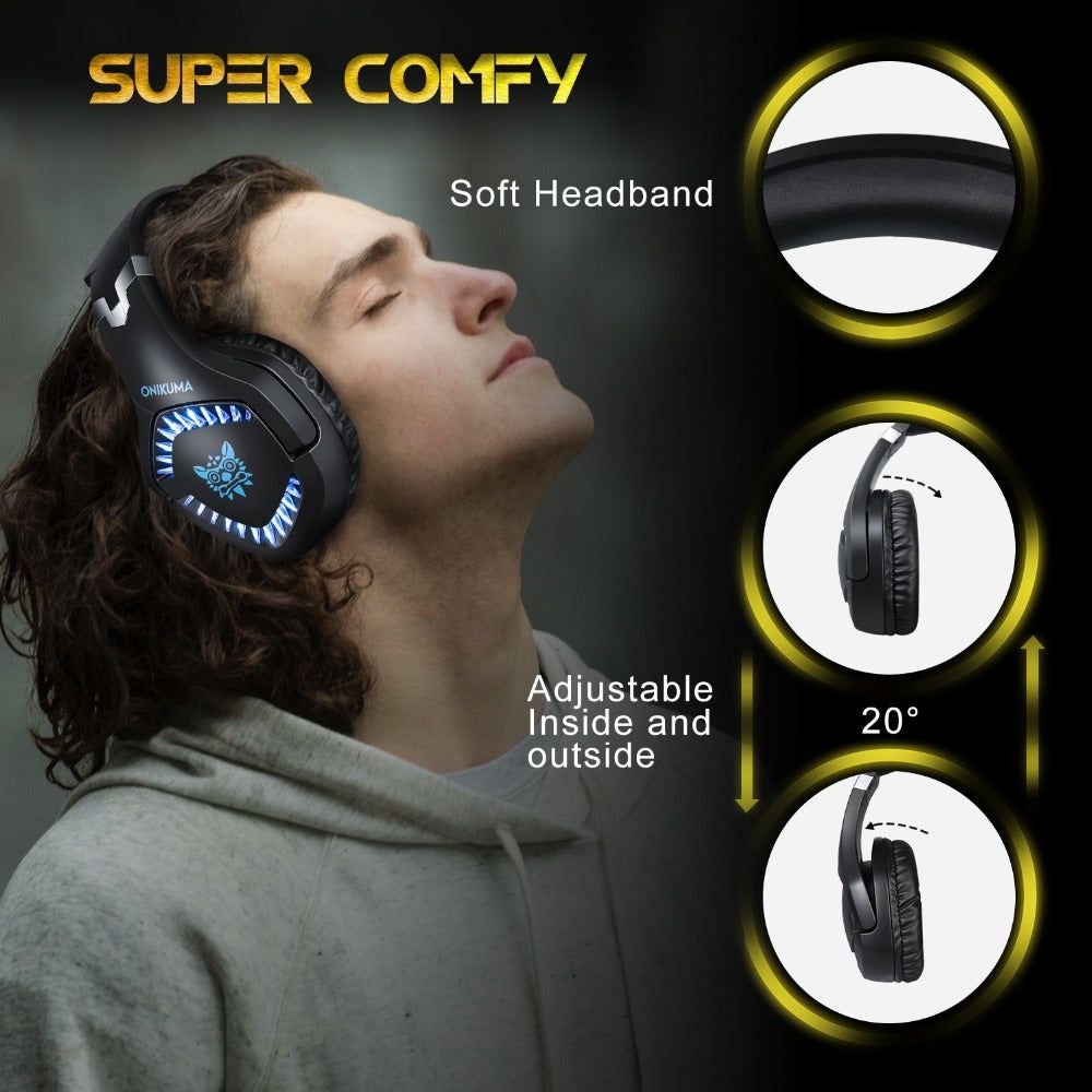 K1 Pro - Auriculares Gaming Estéreo con Luz LED | Hifi Media Store