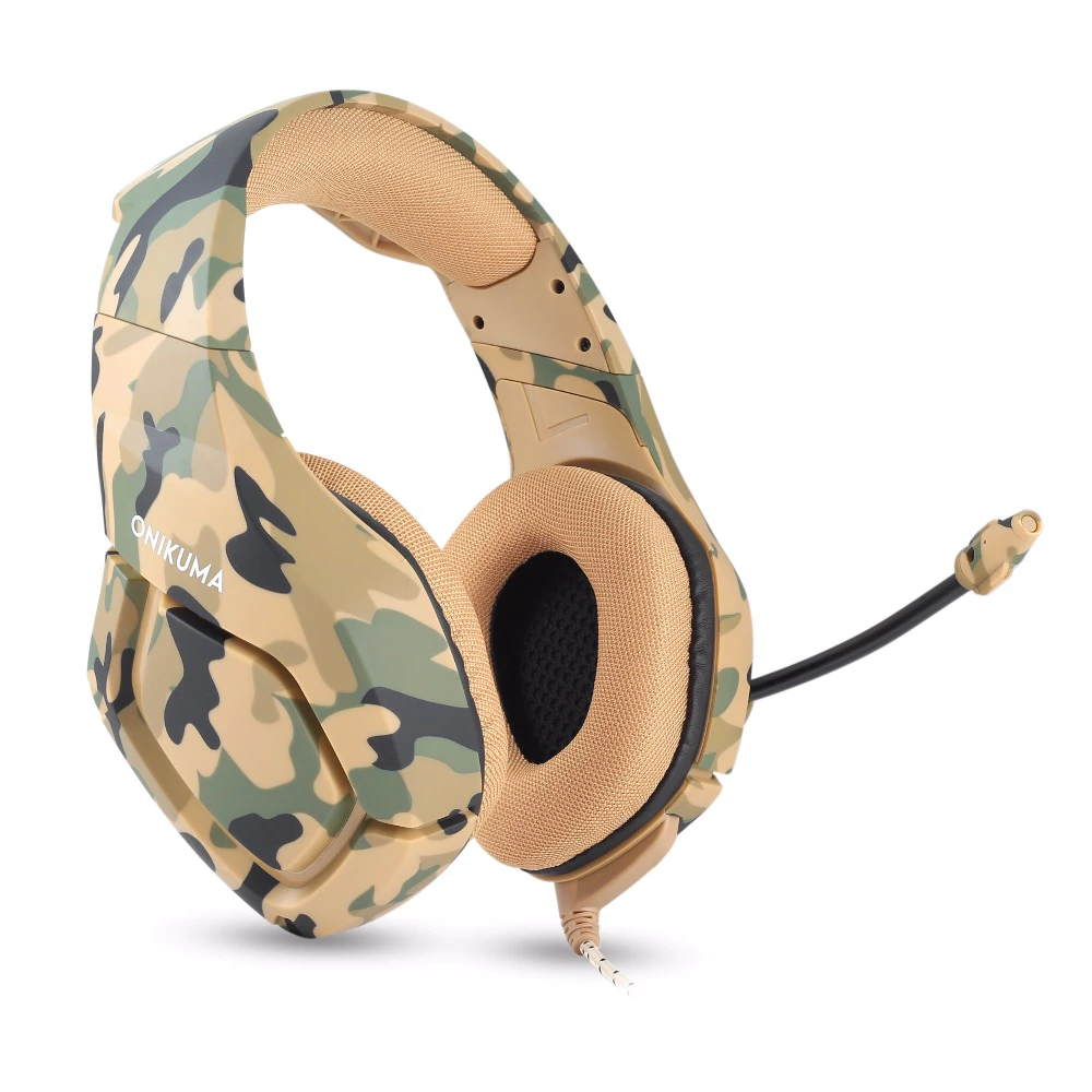 K1 Pro Camouflage Gaming Headset with LED Light | Hifi Media Store