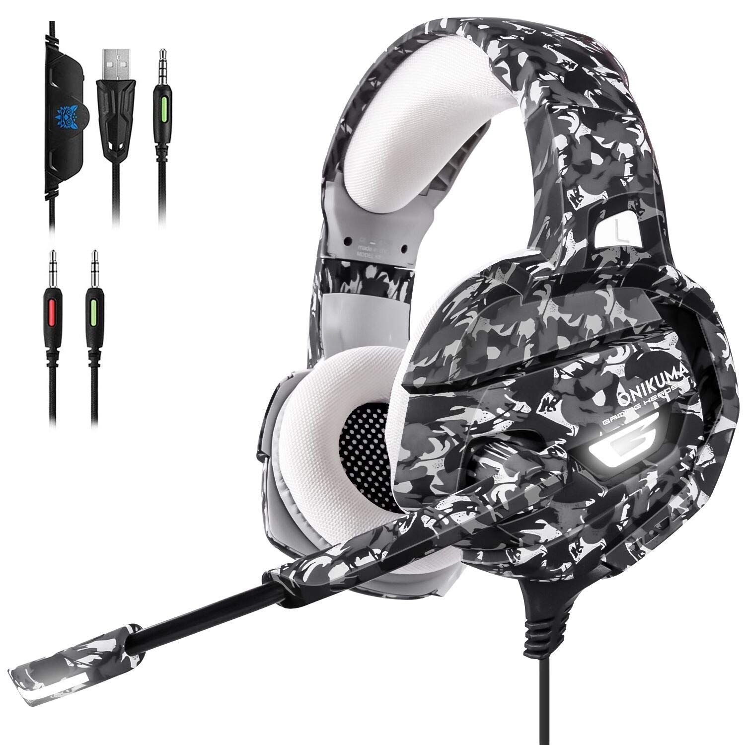 K5 Gaming Headset with Microphone Default Title | Hifi Media Store