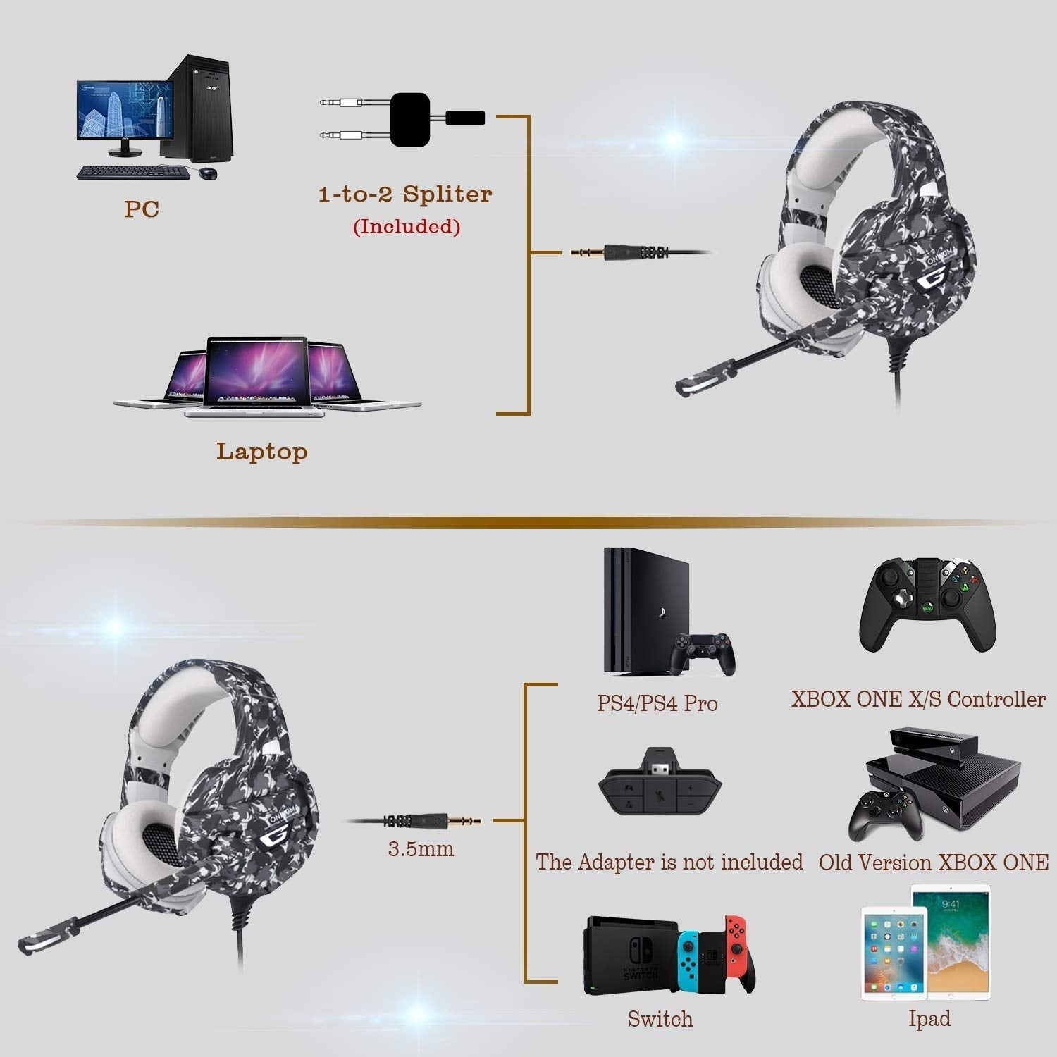 K5 Gaming Headset with Microphone | Hifi Media Store