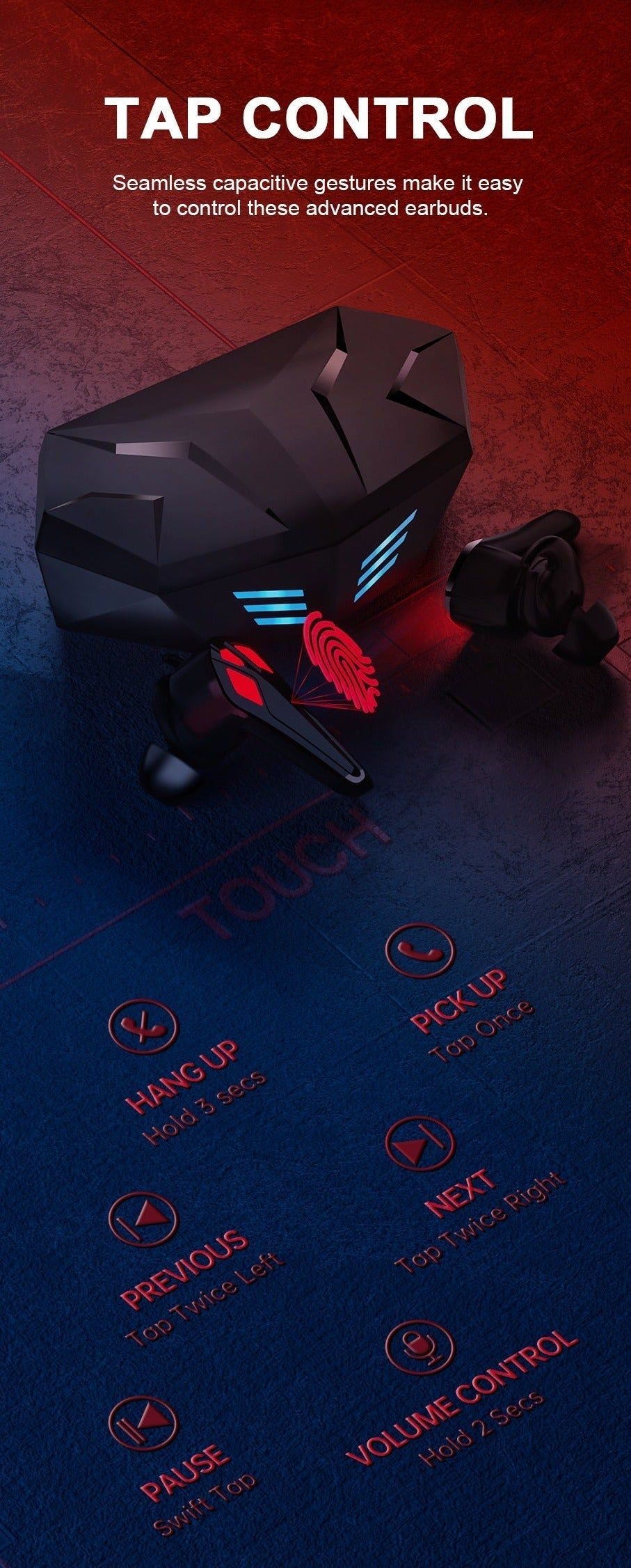 K65 Auriculares Intraurales Gaming TWS | Hifi Media Store