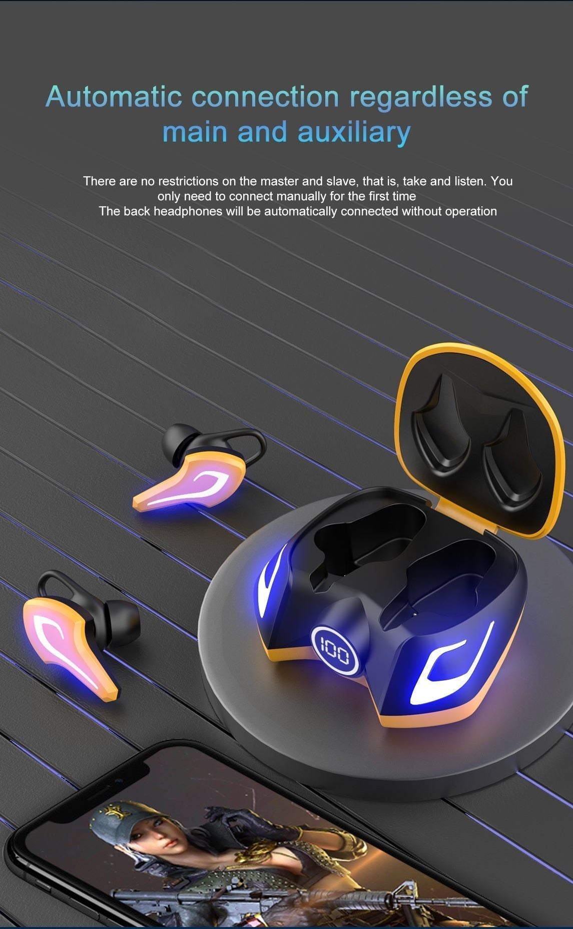 K8 Auriculares Bluetooth TWS Gaming | Hifi Media Store