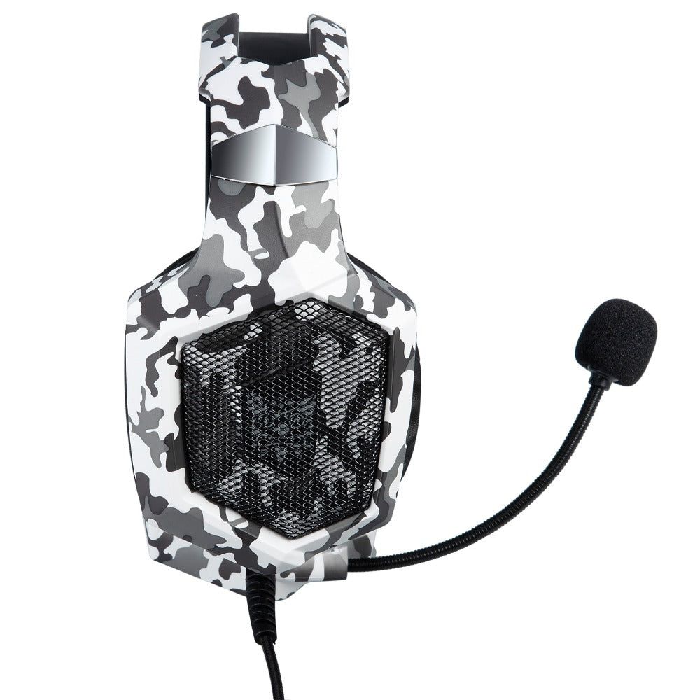 K8 Headset Camouflage Wired Stereo with LED Lights | Hifi Media Store