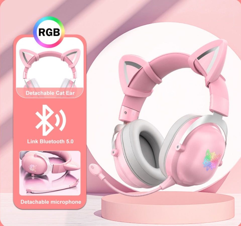 Auriculares para juegos K9 Cat con luz LED Upgrade Bluetooth Global | Hifi Media Store