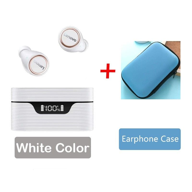 LP12 TWS Earbuds with Noise Reduction Call LP12 White and Case | Hifi Media Store