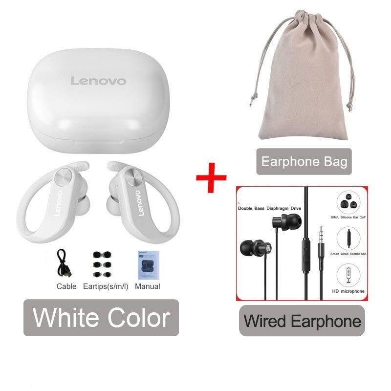 LP7 - Auriculares Intraurales TWS LP7 Blanco con Bolsa y TW13 | Hifi Media Store