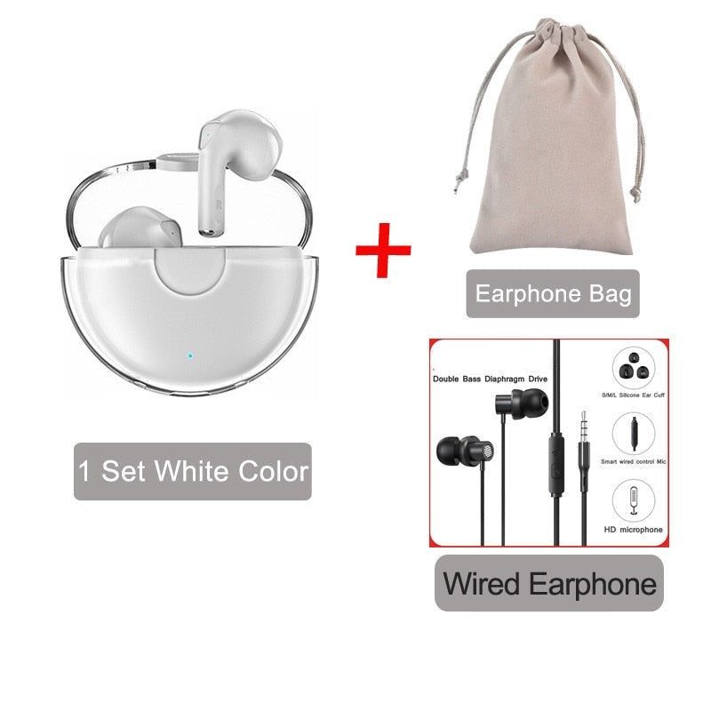 LP80 Auriculares Intraurales TWS LP80 Blanco con Bolsa y TW13 | Hifi Media Store