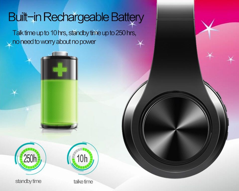 LPT660 Wireless Foldable Earphone | Hifi Media Store