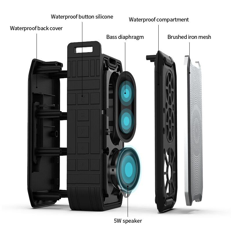 Loud Metal Bluetooth Speaker model YX3 | Hifi Media Store